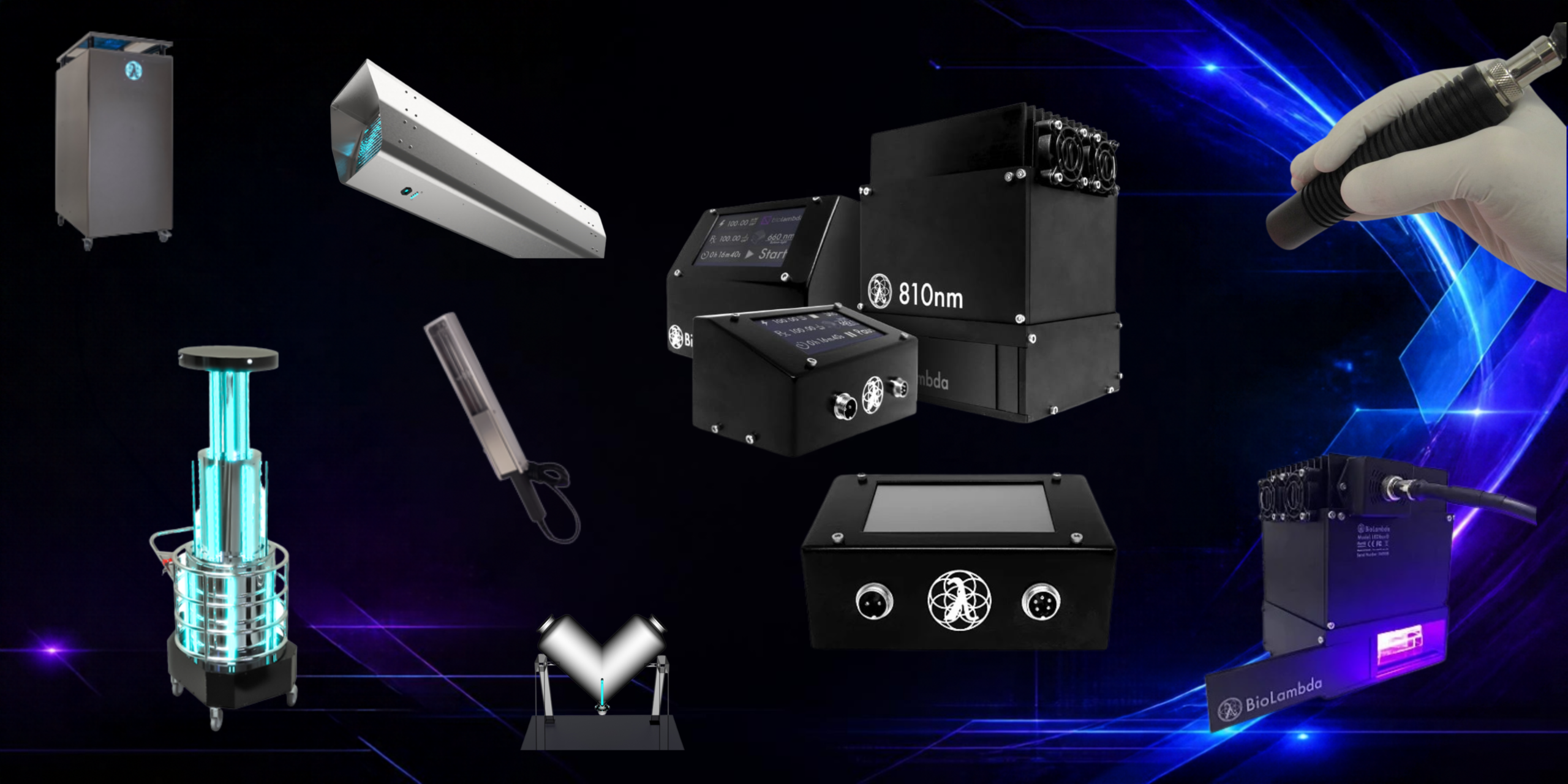 Equipamentos tecnológicos em um ambiente de laboratório