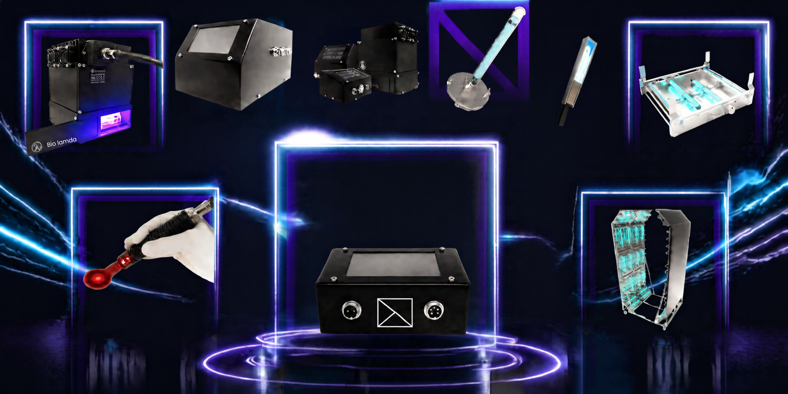 Equipamentos tecnológicos em um ambiente de laboratório